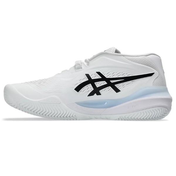 Asics Gel Resolution X Clay White Black shoes | IPONTENNIS