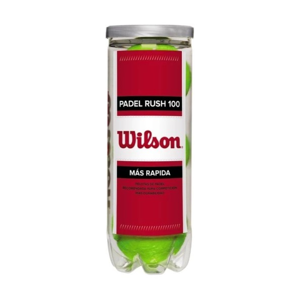 Bote de 100 pelotas Wilson Padel Rush 1