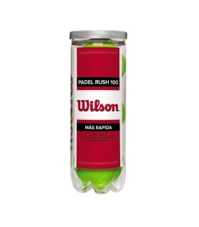 Caixa de 100 bolas Wilson Padel Rush | IPONTENNIS