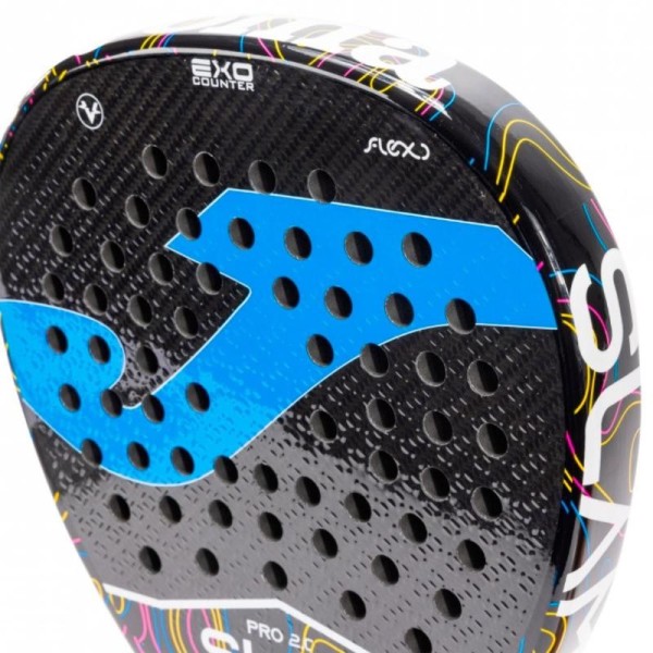 Padel racket Joma Slam Pro 2.0 Black Turquoise | IPONTENNIS