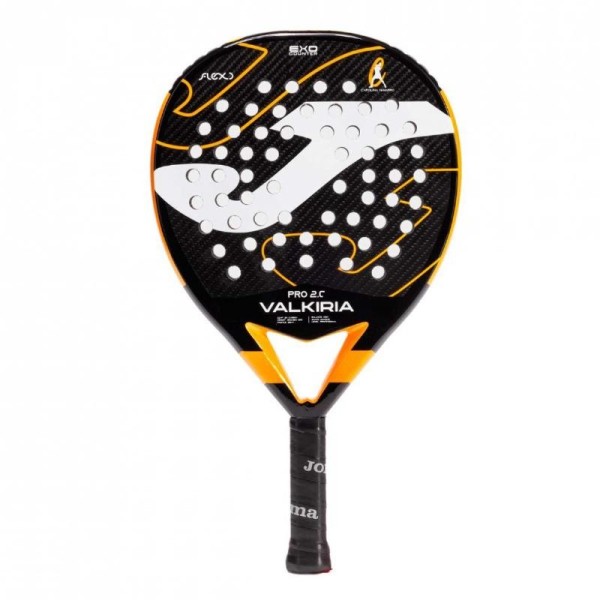 Paddle Joma Carolina Navarro Valkiria Pro 2.0 Black Orange | IPONTENNIS