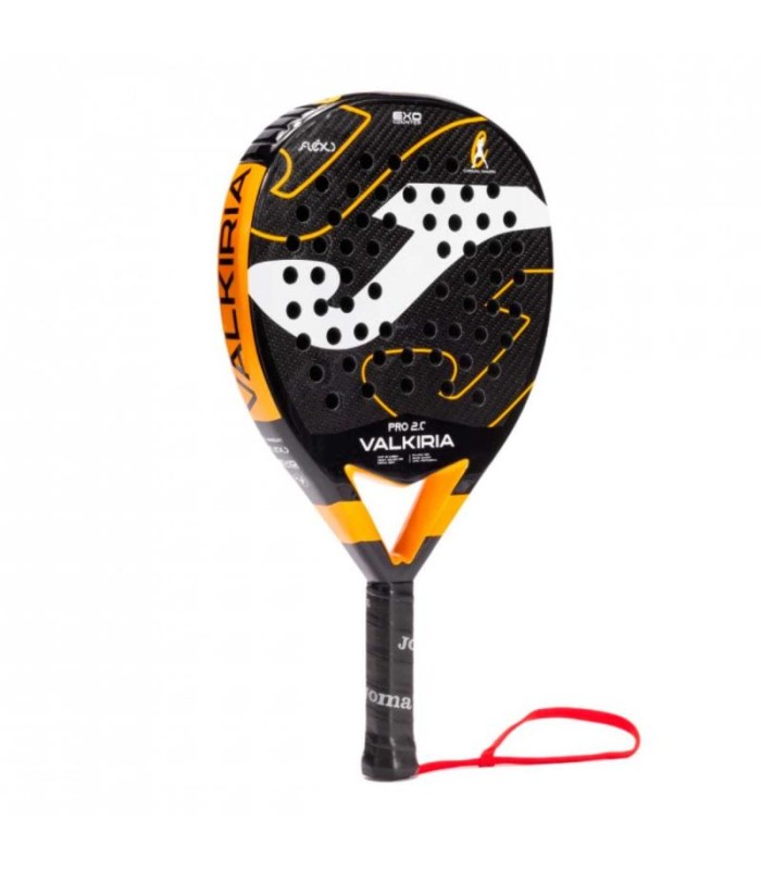 Raquete de padel Joma Carolina Navarro Valkiria Pro 2.0 Preto Laranja | IPONTENNIS