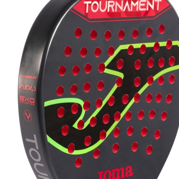 Padel racket Joma Tournament Flex Black Red | IPONTENNIS