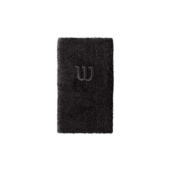 Wilson Extra-Large Black Wristbands x2 | IPONTENNIS