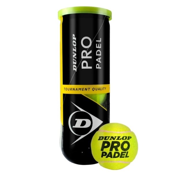 Bote de 3 pelotas Dunlop Pro Padel 1