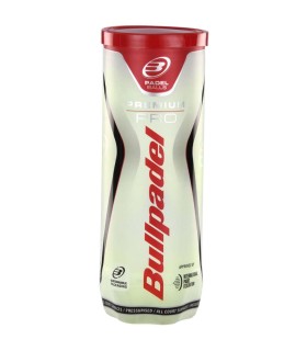 Bote de 3 pelotas Bullpadel Premium Pro 1