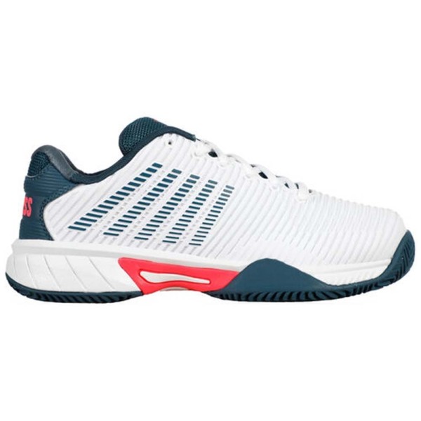 Scarpe K-Swiss Hypercourt Express 2 Junior Bianche Blu Marino | IPONTENNIS