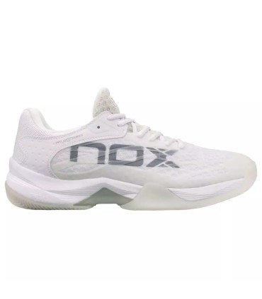 Nox AT10 Lux White Gray Shoes | IPONTENNIS