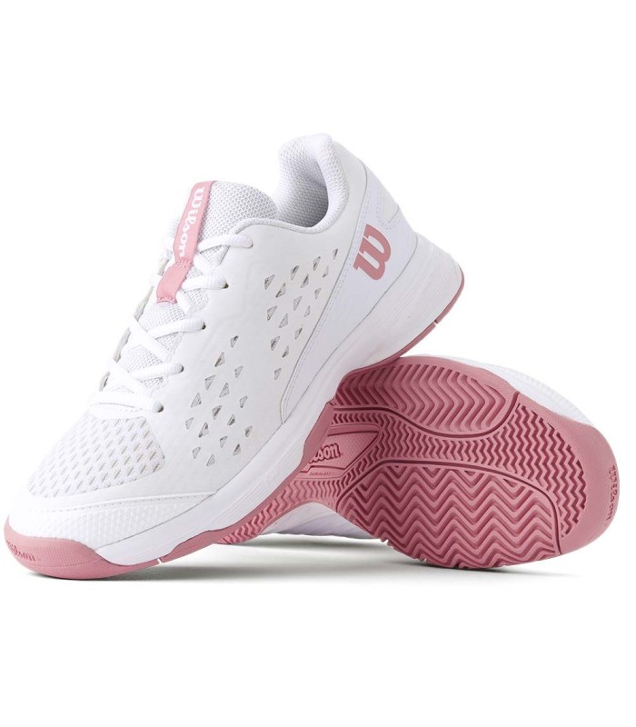 Zapatillas Wilson Rush Pro L Junior Blanco/Rosa 2