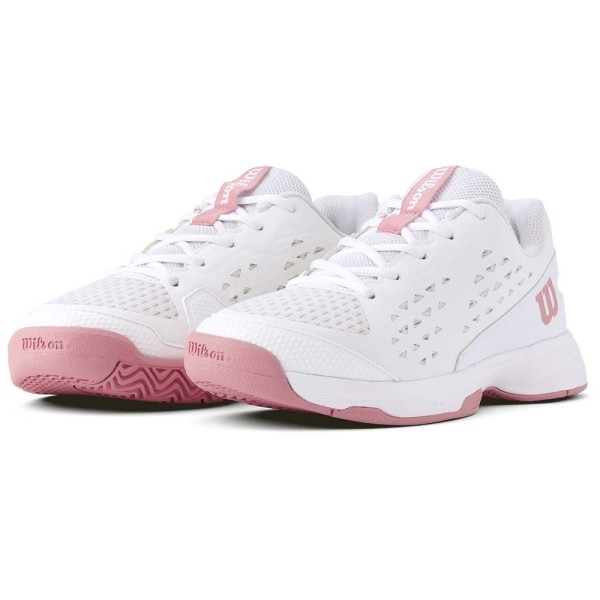Wilson Rush Pro L Junior Weiß Rosa Tennisschuhe | IPONTENNIS