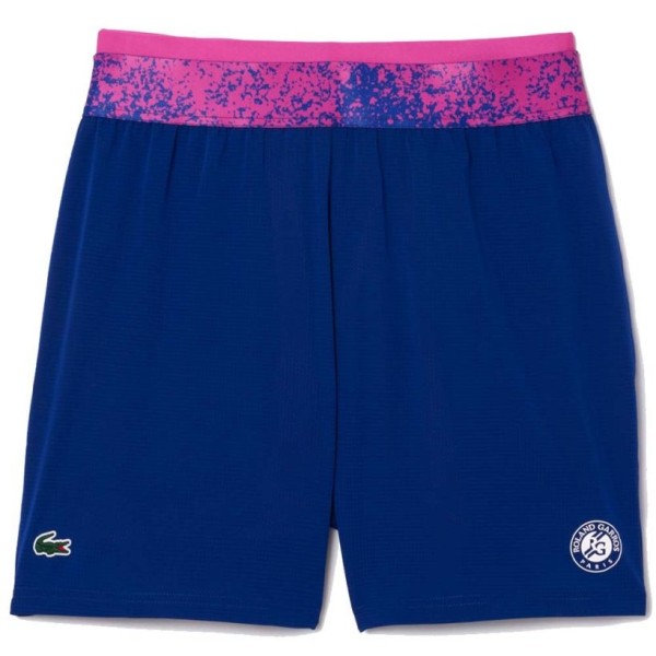 Pantalones cortos azules Lacoste Roland Garros de tenis 1