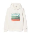 Sudadera Blanca Lacoste Roland Garros Club 1