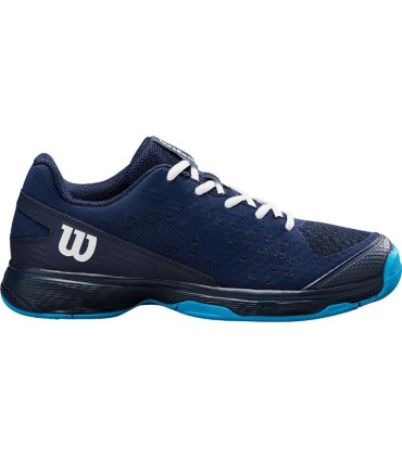 Scarpe Wilson Rush Pro L Blu Marino Bianco Junior  | Ipontennis