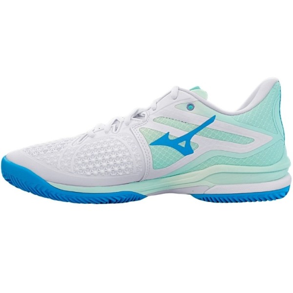Scarpe Mizuno Wave Exceed Tour 6 Clay Bianco Blu Donna  | Ipontennis