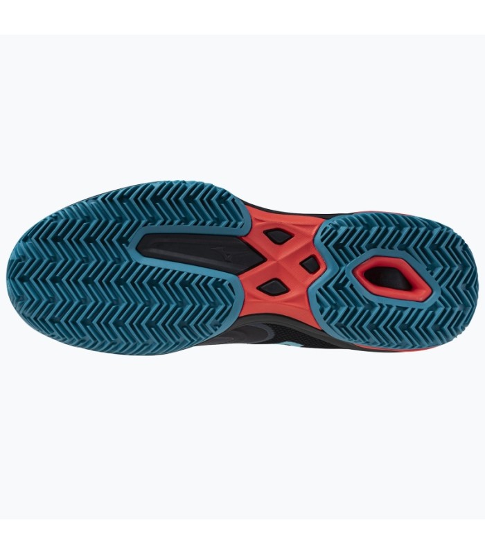 Mizuno Wave Exceed Light 2 Padel Shoes Black Blue Red  | Ipontennis