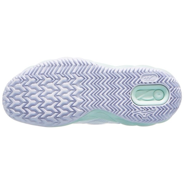 Sapatilhas Mizuno Wave Enforce Court Clay Branco Azul Mulher  | Ipontennis