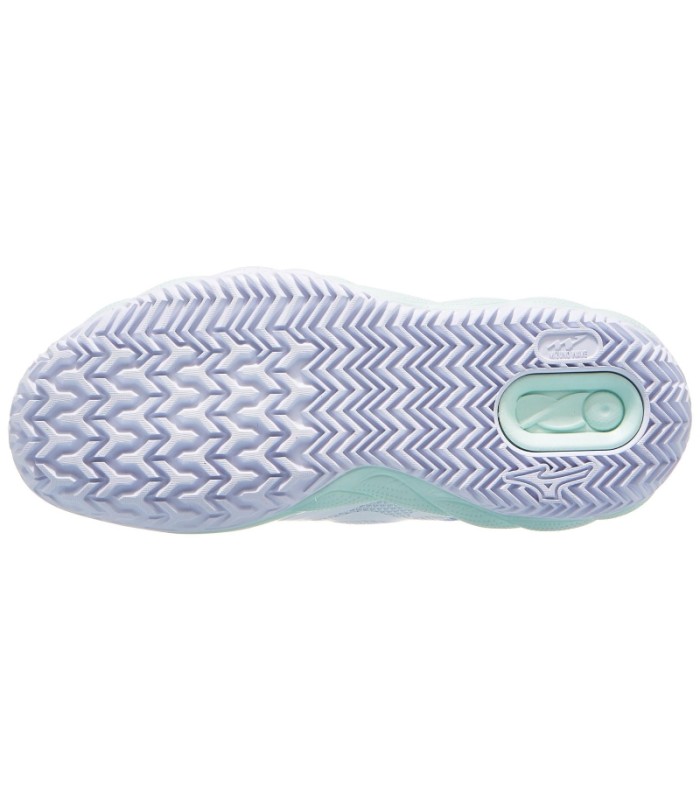 Sapatilhas Mizuno Wave Enforce Court Clay Branco Azul Mulher  | Ipontennis