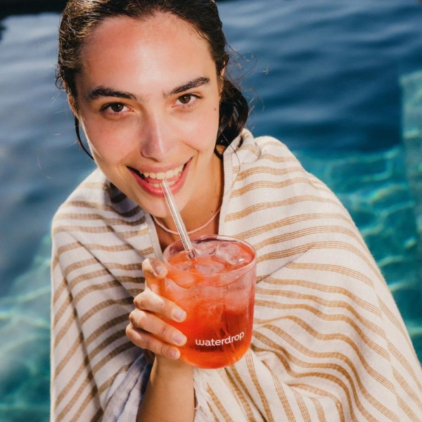 Waterdrop Ice Tea Framboise Microdrink Raquette de Tennis x12