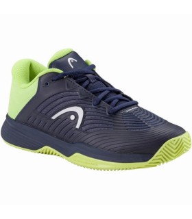 Head Revolt Pro 4.5 Clay Navy Lime Junior SHOES | Ipontennis