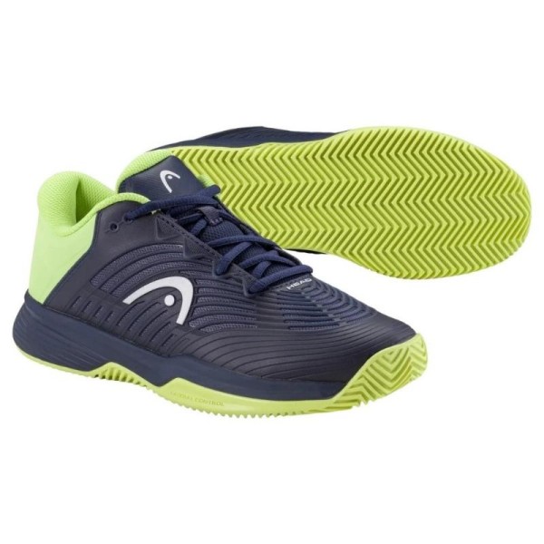 Head Revolt Pro 4.5 Clay Tennisschuhe Dunkelblau Limette Junior | Ipontennis