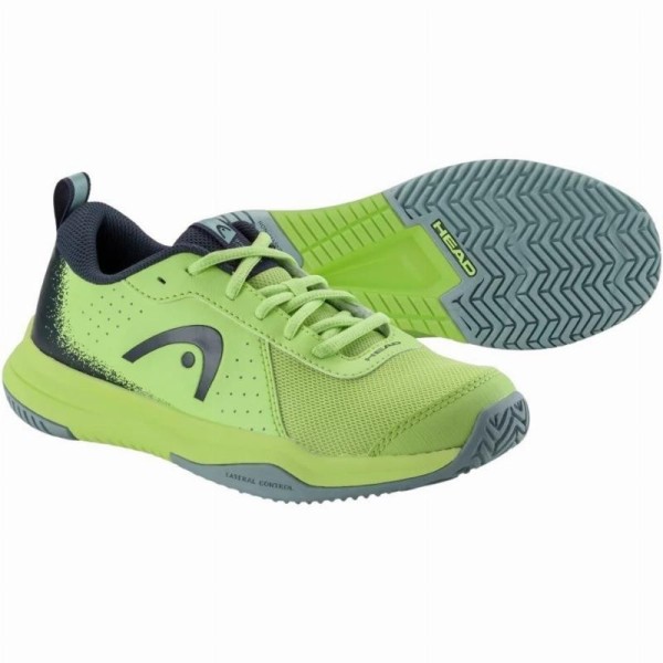 Head Sprint Court 4.0 Dunkelblau Limette Junior Tennisschuhe | Ipontennis