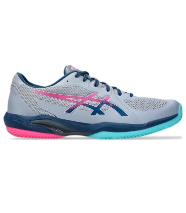 Asics Solution Swift FF 2 Padel Gray Blue Mako shoes | IPONTENNIS