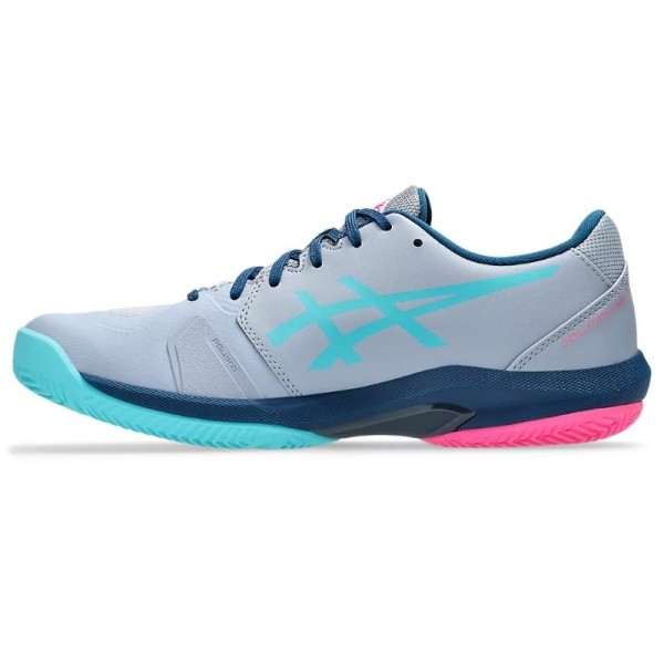 Tenis Asics Solution Swift FF 2 Padel Cinza Azul Mako | IPONTENNIS