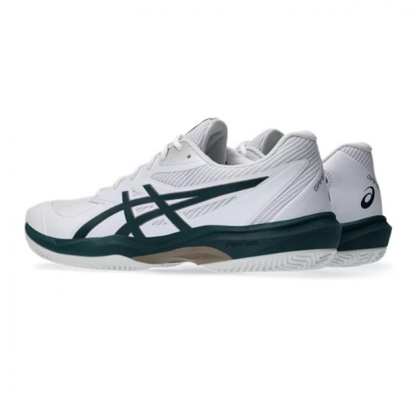 Zapatillas Asics Game FF Clay Blanco Verde Saxon 5
