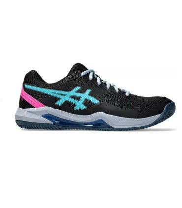 Tenis Asics Gel Dedicate 8 Padel Preto Aqua | IPONTENNIS