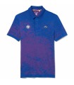 Polo Lacoste Sport Roland Garros Azul/Rosa 1