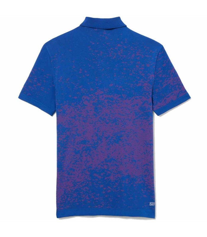 Polo Lacoste Sport Roland Garros Azul/Rosa 2
