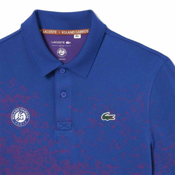 Lacoste Polo Sport Roland Garros Blue Pink
