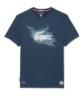 Maglietta Unisex Blu Marino Lacoste Roland Garros