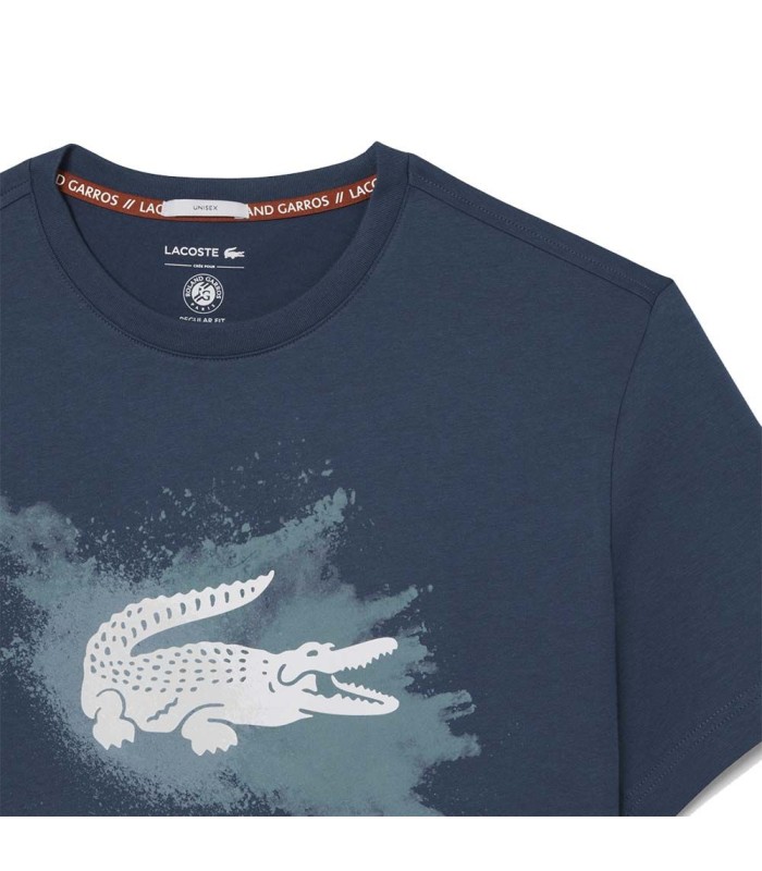 Maglietta Unisex Blu Marino Lacoste Roland Garros