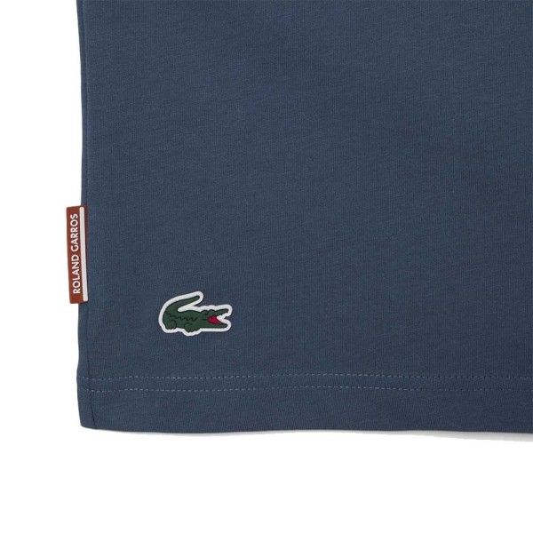 Maglietta Unisex Blu Marino Lacoste Roland Garros