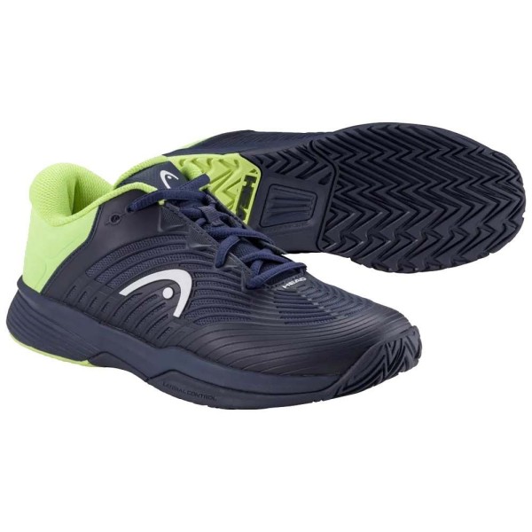 Chaussures Head Revolt Pro 4.5 Junior Bleu Marine/Citron Vert | Ipontennis
