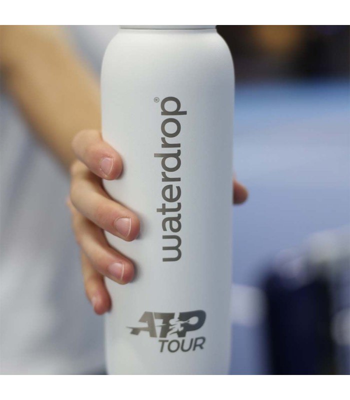 Waterdrop ATP Tour White Thermal Bottle | Ipontennis
