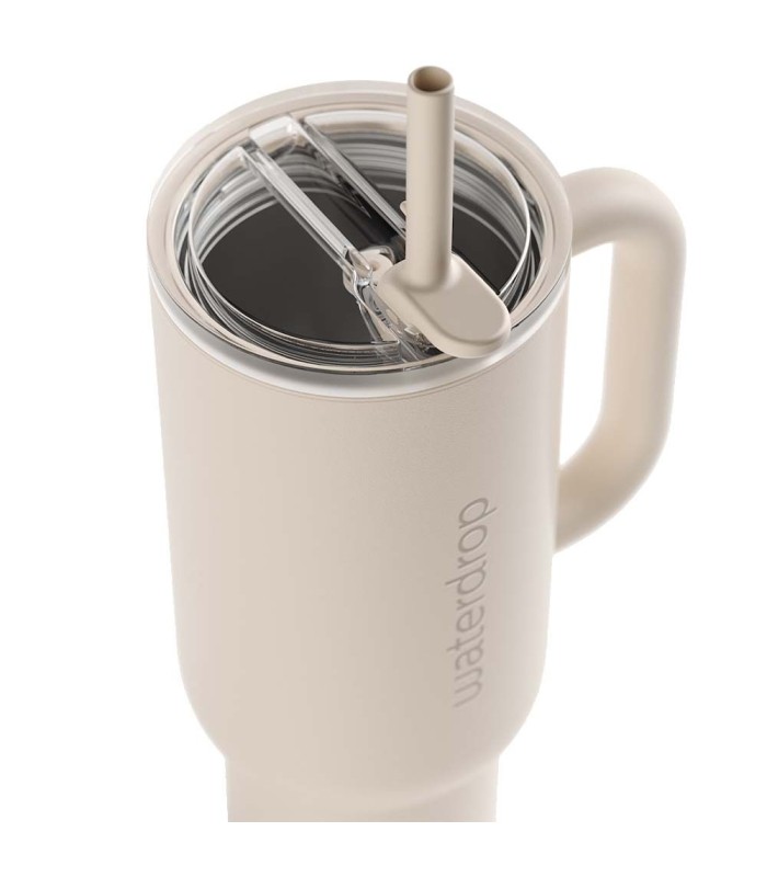 Thermosflasche Waterdrop Explorer Gebrochenes Weiß