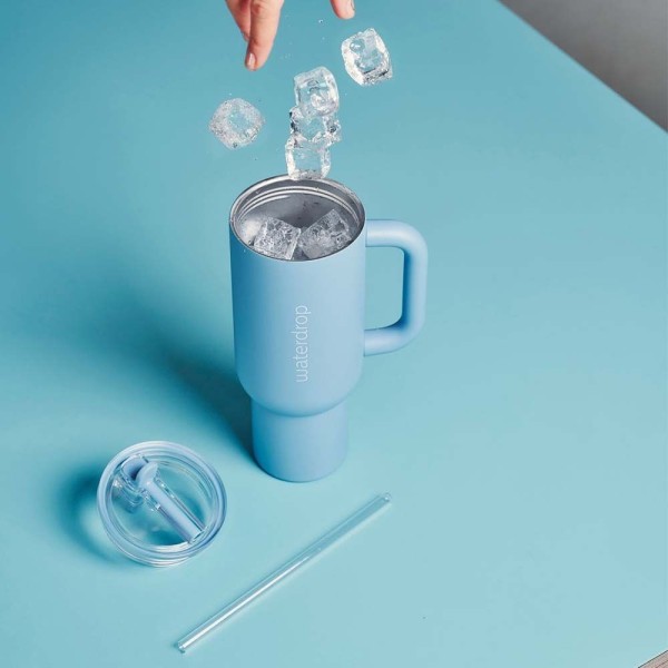 Waterdrop Explorer Blue Thermal Bottle