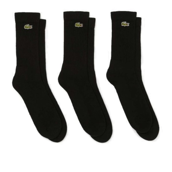 Black Socks Lacoste Sport x 3