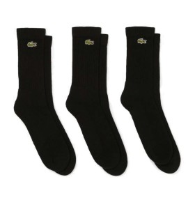 Calcetines Negros Lacoste Sport x 3 1