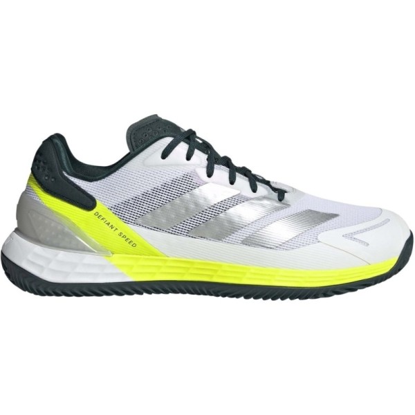 Adidas Defiant Speed 2 White Silver Green SHOES | Ipontennis