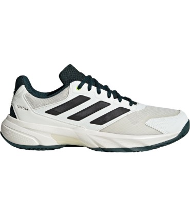 Adidas CourtJam Control Clay Weiß Schwarz Grün Schuhe | Ipontennis