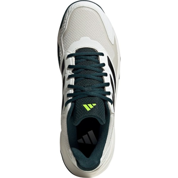 Zapatillas Adidas CourtJam Control Clay Blanco Negro Verde Oferta + Barato 4