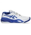 Asics Gel Resolution X Clay Weiß Kobalt Blau Tennisschuhe | Ipontennis