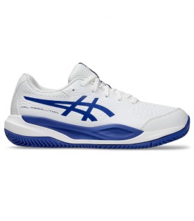 Zapatillas Asics Gel Resolution X Clay GS Blanco Azul Cobalto Junior Oferta + Barato 1
