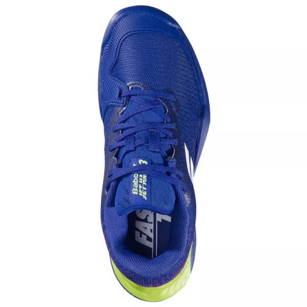 Babolat Jet Mach 3 Junior Turnschuhe marineblau / grün 3