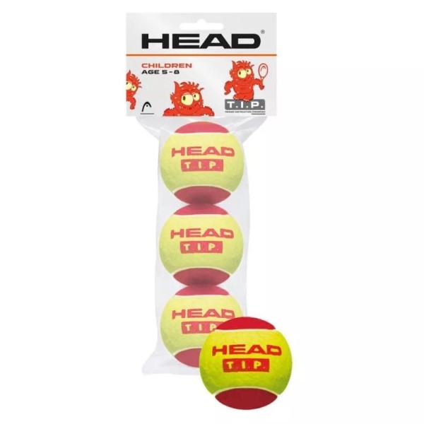 Pack de 3 Bolas Head TIP Red 1