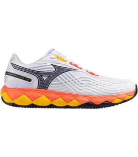Scarpe Mizuno Wave Enforce Tour 2 Clay Bianco Blu Corallo Offerta + Economico 1