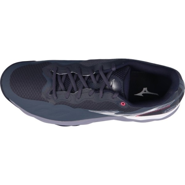 Sapatilhas Mizuno Wave Enforce Court Clay Cinza Branco Azul Oferta + Barato 4